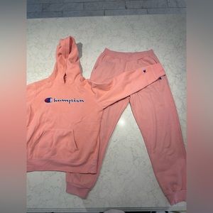 Champion's pullover hoodie, Big Girls Heritage Jogger Pants, Used